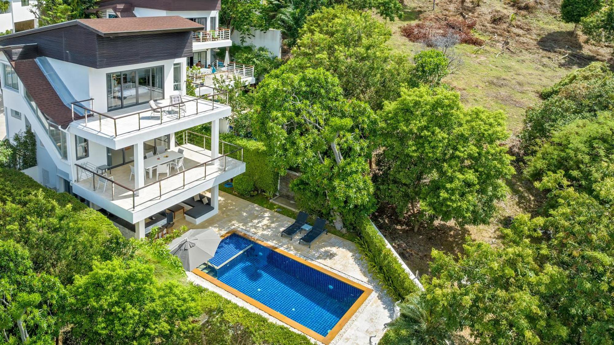 3 Bedroom Luxury 5 Star Seaview Villa Esprit Sdv087-By Samui Dream Villas Банг-Рак Экстерьер фото