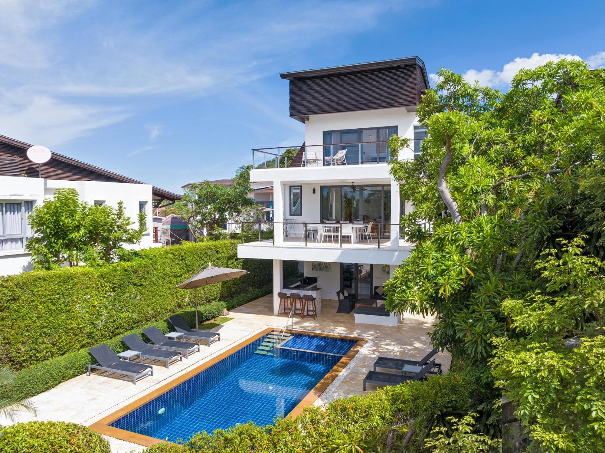 3 Bedroom Luxury 5 Star Seaview Villa Esprit Sdv087-By Samui Dream Villas Банг-Рак Экстерьер фото